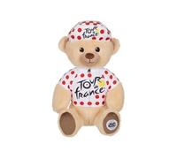 Peluche Tour de France Ours maillot à pois 24 cm