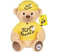 Peluche Tour de France Ours maillot à pois 24 cm Jaune G