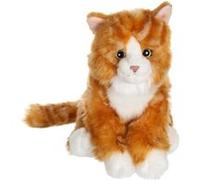 Peluche - Toys - Chat mimiz - 28 cm - Roux et blanc Multicolore G