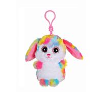 Peluche - troody - porte-clés brilloo friends lapin 9 cm rose TU