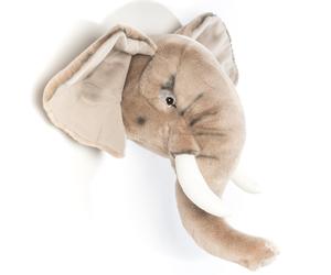 Peluche trophée Éléphant George collection Savane