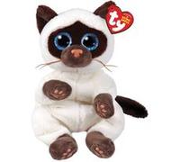TY BEANIE BABIES-PELUCHE MISO LE CHAT 15 CM, GRIS, TY40548 rouge TU