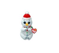 Peluche - Ty - Beanie Bellies Small - BRRRNARD LE SNOWMAN - Blanc - Mixte - 3 ans