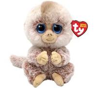 Ty Peluche Beanie Bellies Small Stubby le singe 15 cm Blanc