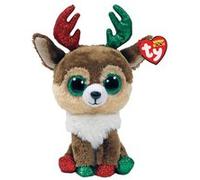 Peluche Ty Beanie Boo’s Kinley le renne 15 cm Multicolore G