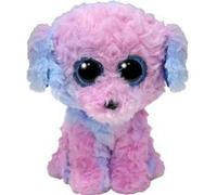 Ty Peluche Beanie Boos Flore le Caniche – grands yeux bleus et paillettes – 15 cm T37389