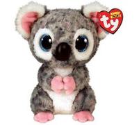 Peluche Ty Beanie Boo's Small Karli Le Koala Gris et Rose G