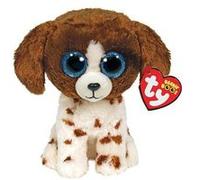 Ty Peluche Beanie Boos Muddles le chien 15 cm marron et beige TY36249