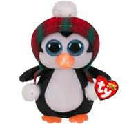 Peluche Ty Beanie Boo's Small Pingouin de Noël Multicolore G