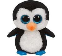 Peluche Waddles le Pingouin - TY - 15 cm - Noir et Blanc - Intérieur - Mixte noir TU