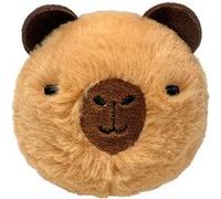Ty – Peluche Barry le Capybara (Beanie Bouncers) – Rond doux, visage brodé – Marron