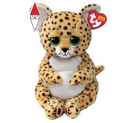 Ty Peluche Beanie Bellies Medium Lloyd le léopard 30 cm Yeux bleus pailletés