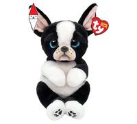 Ty Peluche Beanie Bellies Medium Tink Le Bouledogue français 30 cm Blanc et Noir