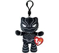 Ty Peluche porte-clés Marvel Beanie Babies Black Panther – Soft, clip, env. 10 cm