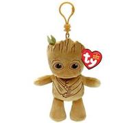 Peluche Ty Marvel Beanie Babies Soft Porte-clés Groot Multicolore G