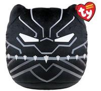 Peluche TY Marvel Squish a boos Small Black Panther Noir Noir G