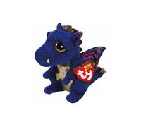 Peluche - TY - Saffire le Dragon - 15 cm - Mixte - Rose/Bleu