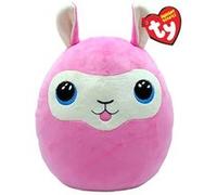 Peluche Ty Squish a Boos Coussin Lana le lama 40 cm Rose Rose G