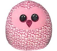 Peluche Ty Squish A Boos Medium Pinky Hibou Rose G