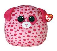 Peluche Ty Squish A Boos Medium Tickle Le Chien Rose G