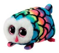 Ty Peluche Teeny Hootie Le Hibou TY41246 8 cm Multicolore