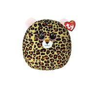 Peluche - TY - Ty Squish a Boo Livvie Leopard 20cm - Blanc - Marron - Intérieur