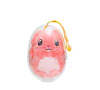 Peluche - œuf cosymals de pâques - lapin rose en peluche - 12 cm rose TU