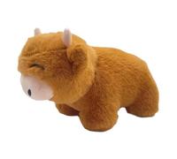 Peluche Vache des Highlands, animal en peluche de vache des hautes terres | Peluche de vache des Highlands de dessin animé de 10,6 pouces | confortable pour