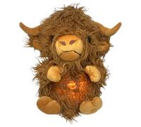 Peluche Vache Highland Dormant Et - Peluche Vache Des Highlands Calmante | Compagnon De Sommeil De Vache Highland Qui - Animal En Peluche Que N