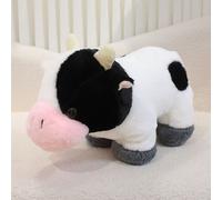Peluche Vache Ranch, Douce Et Mignonne, Poupée Veau, Compagnon Pour Enfants, Machine À Griffes Noir Et Blanc - 32 X 17 X 20 Cm - 0,29 Kg