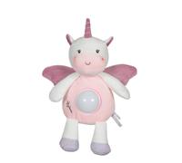 GIPSY TOYS - PELUCHE VEILLEUSE LICORNE - GAMME BAMBOO - LUMIERES DOUCES ET APAISANTES - 1ER ÂGE - IDEE CADEAU NAISSANCE BEBE - FILLE ET GARCON - 13 CM - ROSE ET BLANC