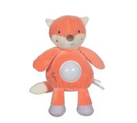 GIPSY TOYS - PELUCHE VEILLEUSE RENARD - GAMME BAMBOO - LUMIERES DOUCES ET APAISANTES - 1ER ÂGE - IDEE CADEAU NAISSANCE BEBE - FILLE ET GARCON - 13 CM - ORANGE ET BEIGE