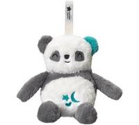 Peluche veilleuse de luxe avec CrySensor, 6 sons apaisants, USB, lavable en machine, Pippo le Panda Blanc G