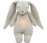 Peluche Veilleuse Lapin Nature Bio Gris TU