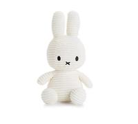 Peluche velours côtelé 23 cm Bon Ton Toys Miffy ECO Blanc 23 cm