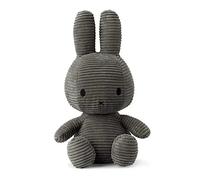 Peluche velours côtelé 33 cm Bon Ton Toys Miffy Gris 33 cm