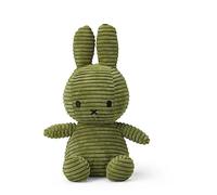 Peluche velours côtelé Bon Ton Toys Miffy ECO Vert 23 cm