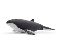 WWF Peluche Baleine à bosse – Réaliste, souple – Normes CE – 33 cm gris