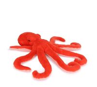Peluche - WWF - Eco Peluche Pieuvre 50 cm - Rouge - PET 100% recyclé - Production éthique