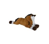Peluche XL : Grand Cheval couche Géant brun 110 cm - Peluche Géante Cheval 1 mètre 10 - Set Doudou enfant + 1 Carte Tigre