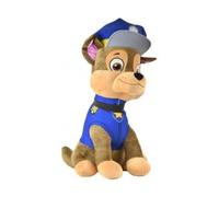 Peluche XXL Chien Policier Chase 60 cm - Peluche geante pour Pat Patrouille - Set Grand Doudou Enfant avec Une Carte Offerte
