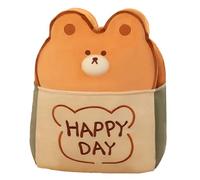 Peluche XXL cm - La figurine d'ours réaliste est un complément à n'importe quelle pièce, la délicatesse capture le charme d'un adorable ours animal de la forêt (kaki, 23 x 10 x 4 cm)