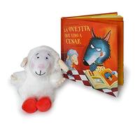 Peluche y cuento de La ovejita que vino a cenar (La ovejita que vino a cenar. Libro juguete)