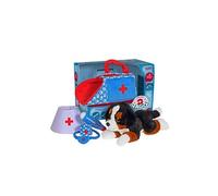 GIPSY TOYS - Yago mon chiot en peluche à soigner avec 4 accessoires inclus, jouet vétérinaire dès 18 mois