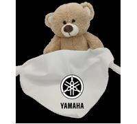 Peluche - Yamaha - Ours - Personnalisable - Bandana - Attache sucette