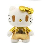 YuMe Toys – Peluche Hello Kitty – Édition 50e anniversaire – Blanc et or Multicolore