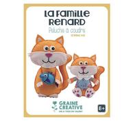 Peluches à coudre - La famille renard