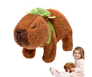 Peluches Capybara électriques - Synthétique cinétique 8,2 pouces, interface interne motorisée, composant de divertissement esthétique, équipement d'entretien professionnel pour pépinière | Animal en p