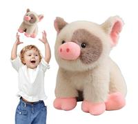 Peluches Cochon Rose de 7,8 Pouces, Jouet Mignon en Forme de Cochon Cartoon, Animal Doudou Doux pour Enfants et Adultes, Coussin Animal Tendre, Peluche Cochon décorative pour Salon ou Chambre