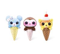 Peluches Coco Cones Sweet de ZURU Adorable Compagnon niché dans Un cône coloré, idéal à Collectionner et pour Les Aventures gourmandes (3 Pack)